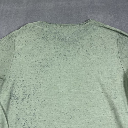 Camicia alla moda adulto M verde manica corta invecchiata ellenica made in Greece uomo - Foto 9 di 12
