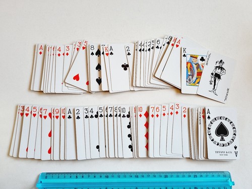 Cards Playing Cards Tiffany & Co. Poker Rilla Vintage Original New - Picture 4 of 5