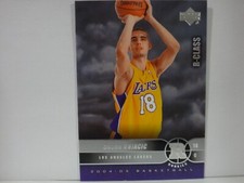2004-05 Upper Deck R-Class Lakers Basketball Card #117 Sasha Vujacic Rookie