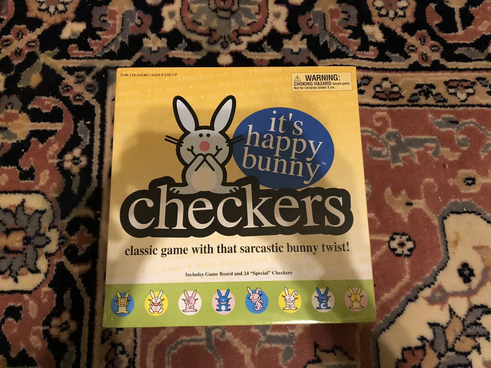 It’s Happy Bunny Checkers | eBay