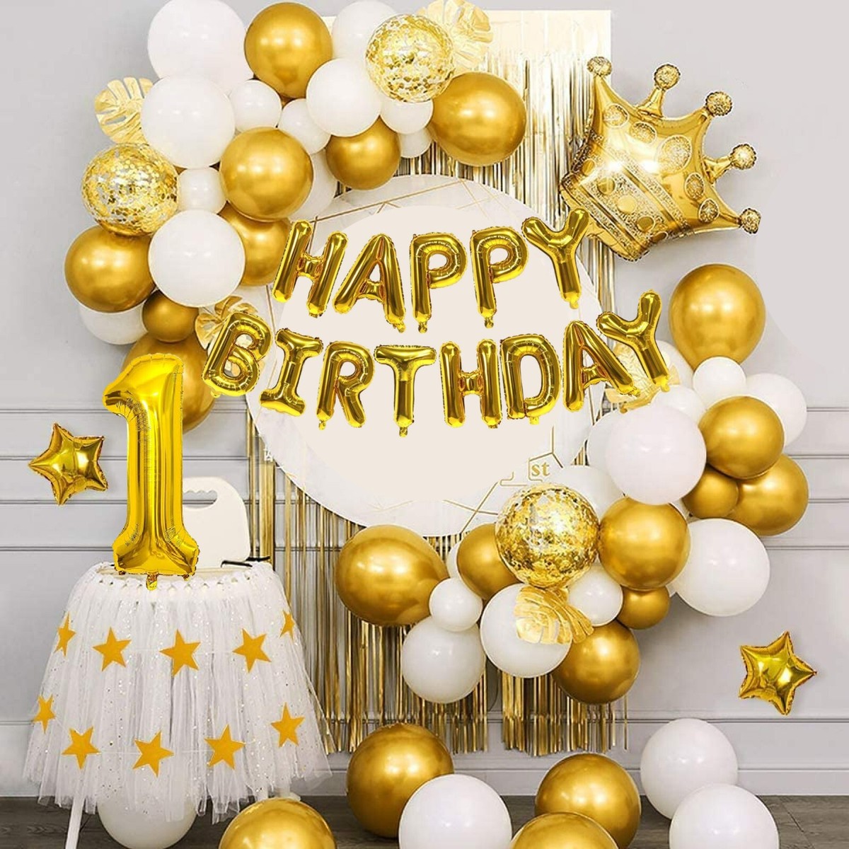 Ensemble De Ballons En Foil Joyeux Anniversaire 16 Pour Décoration