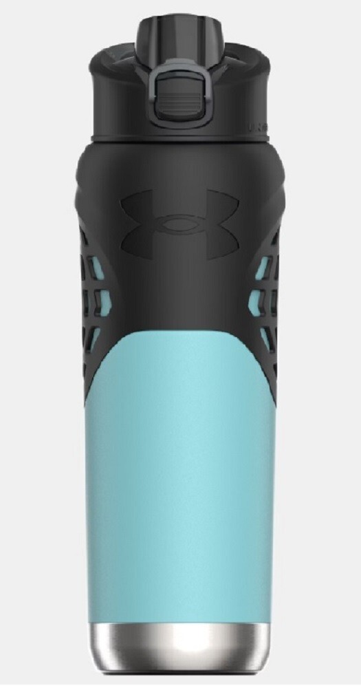 NEW Under Armour Command 24 oz. Blue Stainless Leakproof Wat