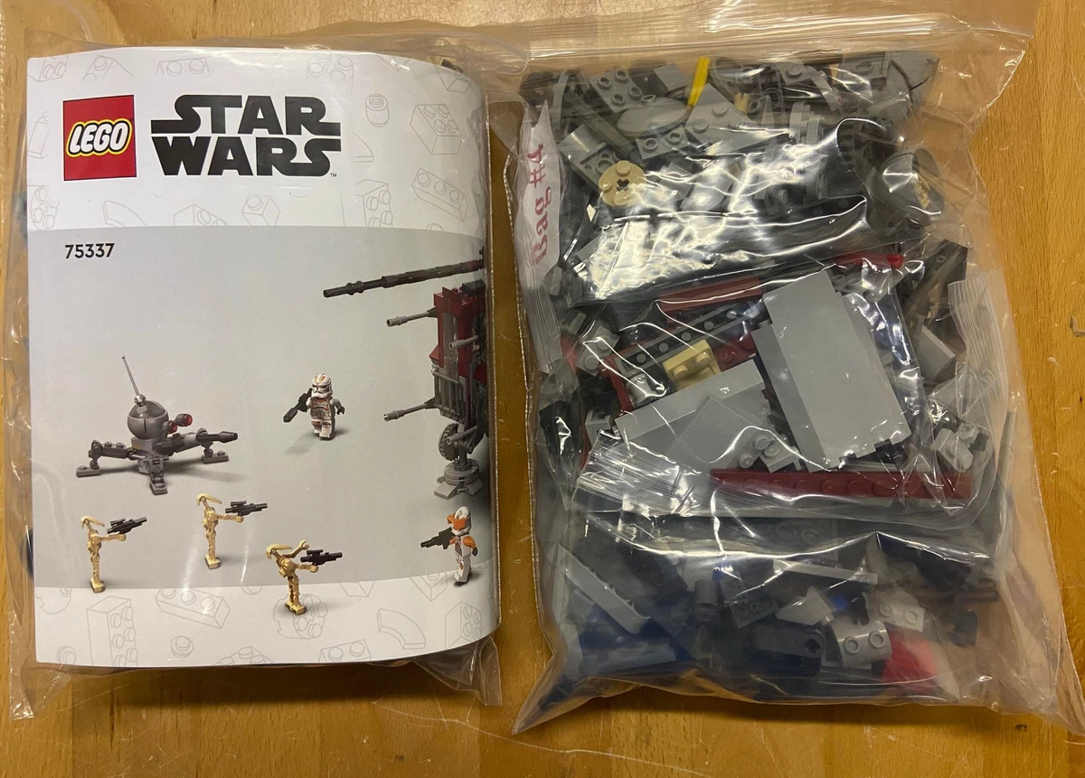 NEW MANUAL ONLY LEGO 75337 Star Wars AT-TE Walker Book ONLY NO BRICKS