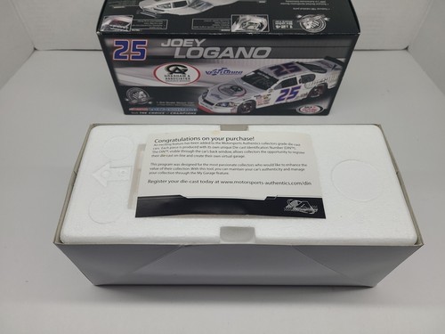 2008 Joey Logano #25 Raced Joe Gibbs Racing Oil Diecast 1/24 ARCA NIB - Picture 9 of 23