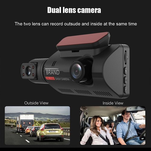 HD Car Video Recorder 2 Lens 3.0inch IPS camera Night vision G-sensor Loop recor - Picture 13 of 24