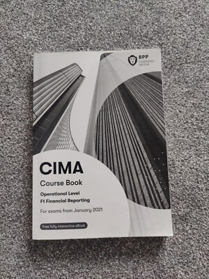 CIMA F1 Financial Reporting: Course Book by BPP Learning Media (Paperback, 2021)