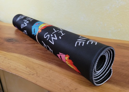 Dumpster Fire Mouse Pad Extended Gaming 35" in x 15.5" in Big Desk Mat NINJA - 第 3/3 張圖片