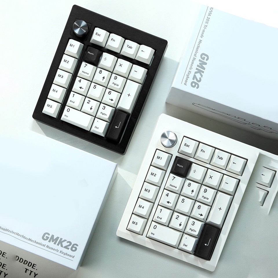 Numeric Keypad 2.4 GHz/BT5.0/TypeC Wired 26 Keys Digital Keyboard RGB