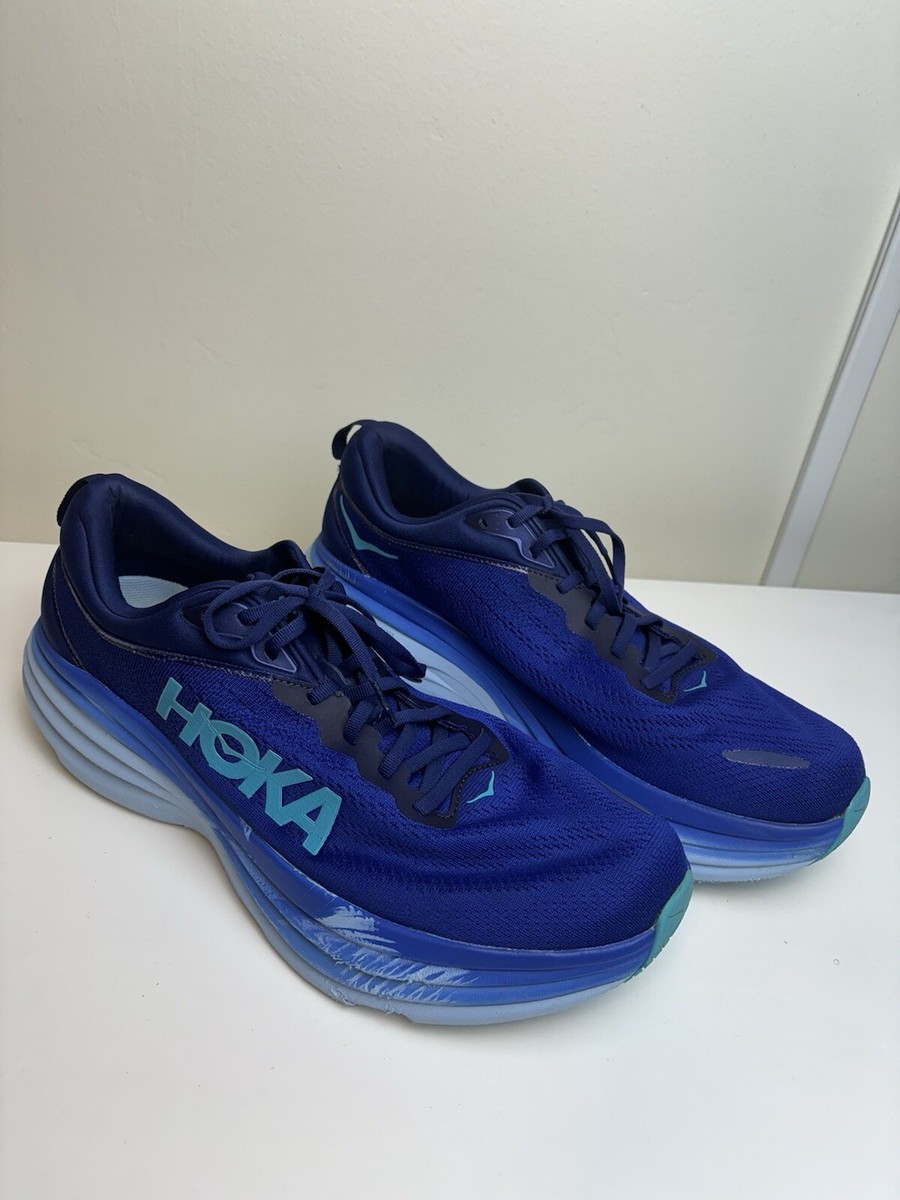 Hoka One One Bondi 8 Bellwether Blue - Mens Size 14D 1123202
