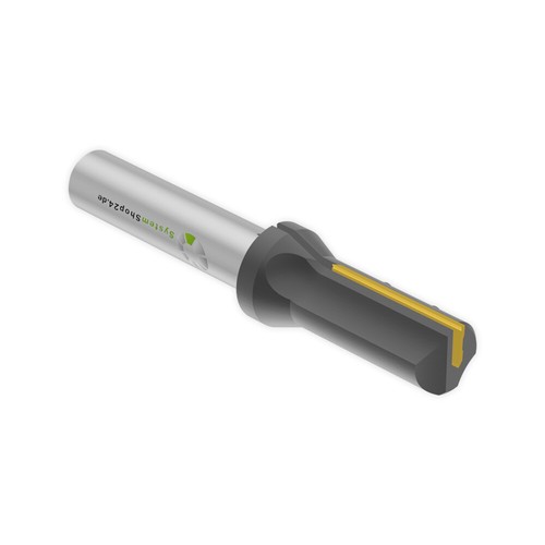 Systemshop24 Wendeplatten-Nutfräser Z1 D10mm AL19,5mm GL63mm S8mm RL - Bild 3 von 11