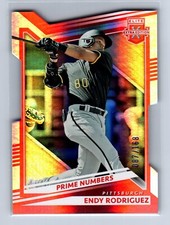 Endy Rodriguez 2022 Panini Elite Extra Edition Red Prime Numbers Die Cut #d /168