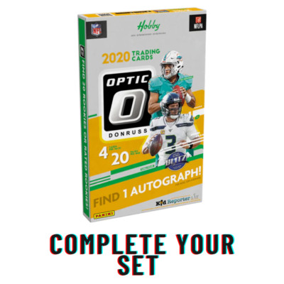 Complete Your Set 2020 Panini Optic Football Base