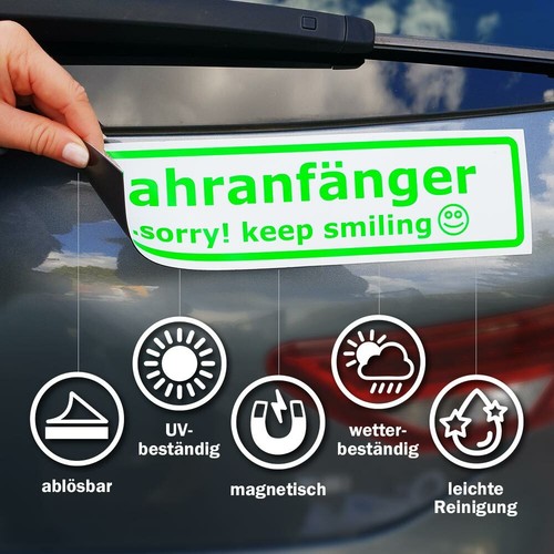 Einhorn Mobil invertiert Magnetschild Schild magnetisch - Bild 3 von 25