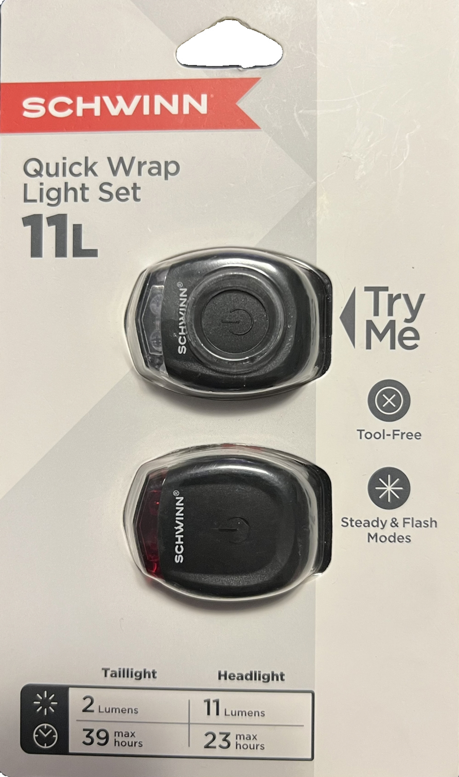 New Single  Schwinn Bike Taillight Quick Wrap Light SW79070A