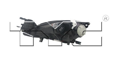 TYC Right Passenger Side Halogen Headlight for Mazda 6 2011-2013 Models - Picture 2 of 3