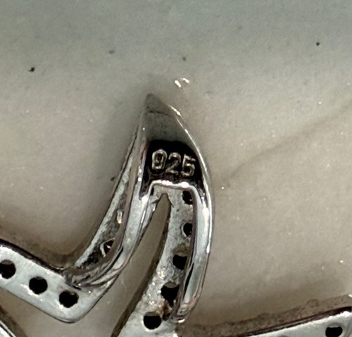 925 Sterling Silver Starfish Sea Star Nautical Ocean Pendant 1.73g - Picture 3 of 4