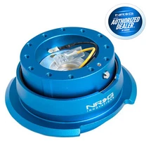 NRG Steering Wheel Quick Release Gen 2.8 BLUE / DIAMOND CUT SRK-280BL