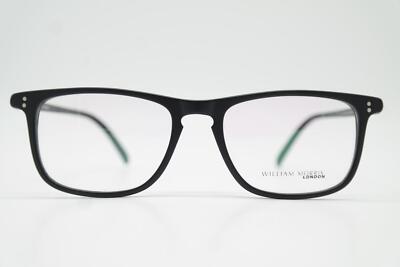 Brille WILLIAM MORRIS LONDON LN50033 Schwarz Silber Oval Brillengestell Neu