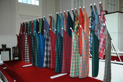 SCHOTTISCHE TARTAN FLAGGE | CLANFLAGGEN | MIT 3 ÖSEN ODER 2'' FAHNENMASTHÜLLE