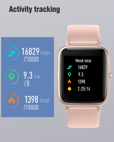 YAMAY Sleep Tracker Heart Rate Monitor Smart Watch for IOS Android Men Women - Zdjęcie 21 z 96