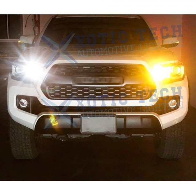3157 Switchback LED Front Turn Signal Light Bulb DRL For Toyota Tundra
