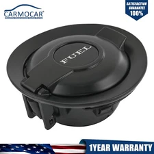68250120AA Black Fuel Filler Door Cover Gas Cap Matte for 08-19 Dodge Challenger