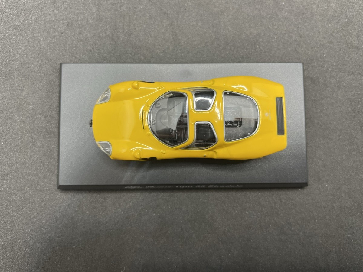 Kyosho 1/64 Alfa Romeo collection2 Tipo 33 Stradale Yellow