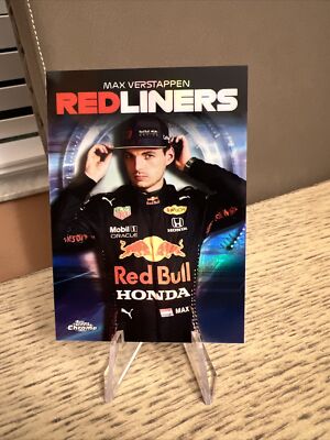 2021 MAX VERSTAPPEN TOPPS CHROME REDLINERS RED BULL RACING HONDA #RL-3