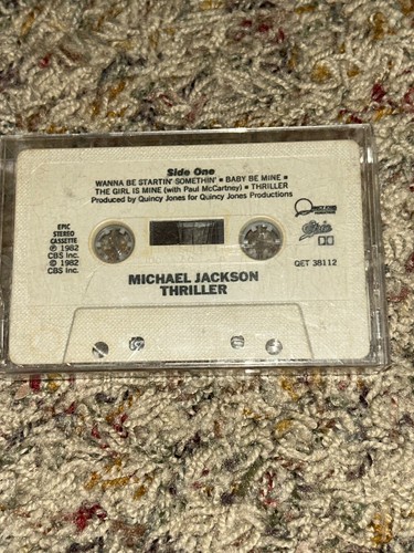 Michael Jackson Thriller Cassette Tape 1982 QET 38112 - Tested - EUC