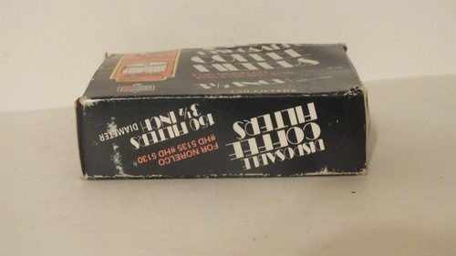 Vintage Disposable Coffee Filters 150 for Norelco 3.5" Disc Flat Paper Filters - Picture 6 of 9
