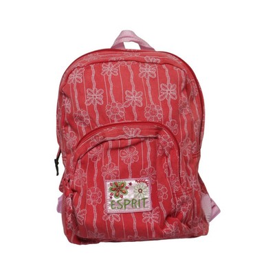 ESPRIT, Rucksack, Unisex (Kinder), Baumwolle, Rot/Mehrfarbig, Blumen, 20, 6 #ewy