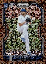 2021 Panini Prizm #62 David Peterson Bronze Donut Circles Prizm #/40