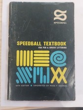 Speedball Textbook for Pen  Brush Lettering 19th Edition 1965  Osmiroid Guide