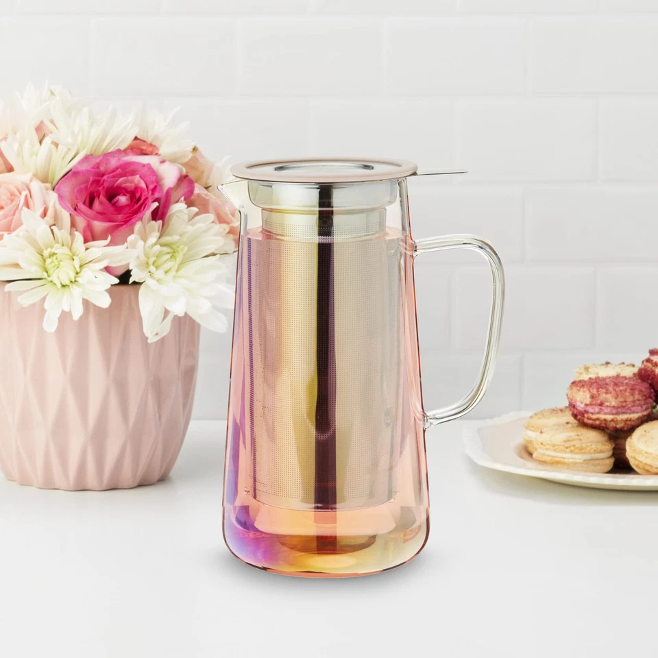 Annika Glass Teapot - Tea Glass Pot Infuser and Tea Kettle for Loose Tea, 33o... - Image 4 of 4