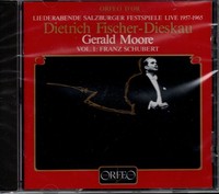 Schubert: Lieder, Festspiele Salzburg 1957 / Fischer-Dieskau, Moore - CD