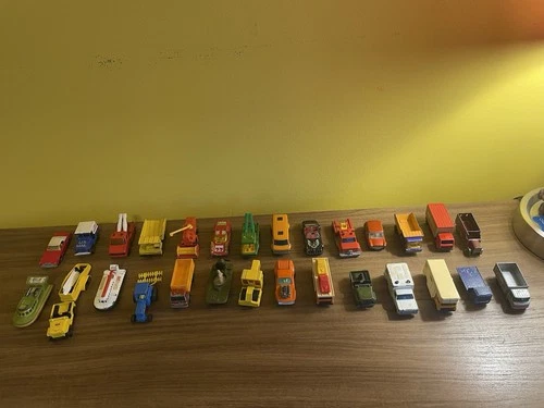 Lot Of 28 Vintage Matchbox Vehicles From The Late 60’s And 1970’s Junkyard