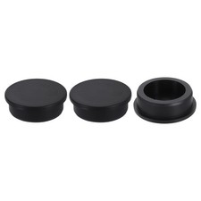 3Pcs Silicone Hole Plugs Round Rubber Stopper for 42mm/1.65" Hole Black