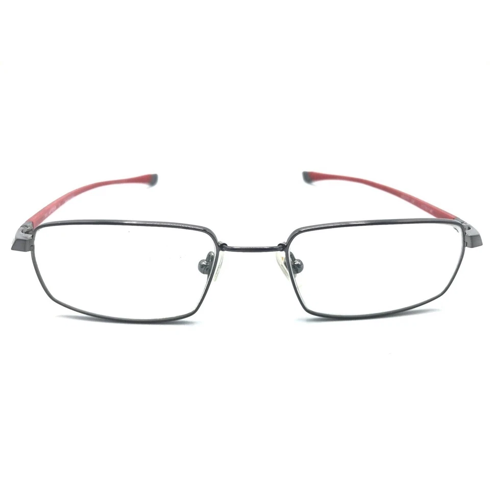 Armações de óculos retangulares Nike Flexon 4173 069 marrom metal vermelho 51-18 140 - Imagem 2 de 4