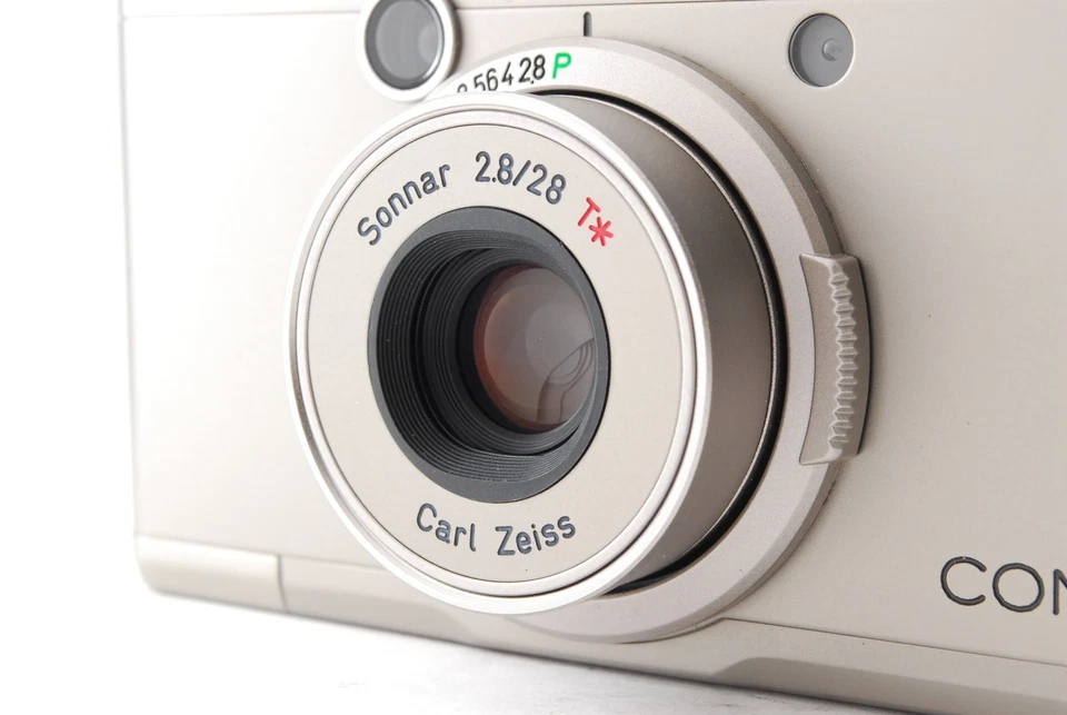 Contax Tix Carl Zeiss 28mm f/2.8 Point＆Shoot APS Film Camera [N.MINT] from JAPAN - Image 2 of 4