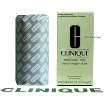 CLINIQUE Facial Soap BAR Mild for "Dry Combination" Skin (5.2oz/150gm) FULL SIZE