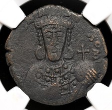 BYZANTINE. Constantine VII Porphyrogenitus, 913-959. Æ Follis, NGC Choice Fine
