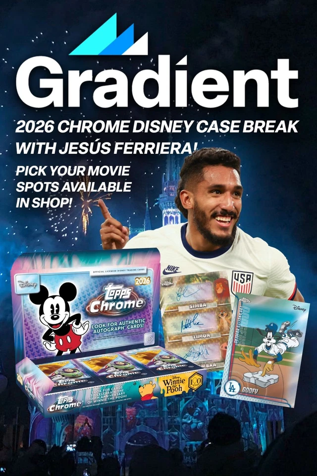 2026 Topps Chrome Disney Full Hobby Case Break! Spots are live!