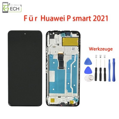 Für Huawei P Smart 2021 PPA-LX2 / Honor 10X LITE LCD Display Rahmen Touchsc...