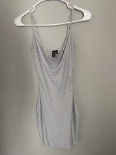 Windsor Formal Sparkle Cowl Neck Mini Dress Size XS EXTRA SMALL -Form Fitting-