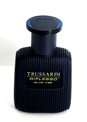 NO BOX-TRUSSARDI RIFLESSO BLUE VIBE-MEN-EDT-SPRAY-1.0 OZ-30 ML-AUTHENTIC-ITALY