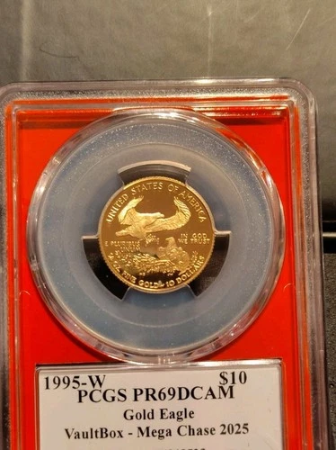 1995 W GOLD $10 AMERICAN EAGLE 1/4 OZ PROOF COIN PCGS PR 69 DCAM
