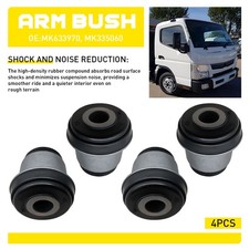 4PCS For Mitsubishi Fuso 3C15(D) 4P10-T4 3.5T Front Suspension Arm Bush MK633970