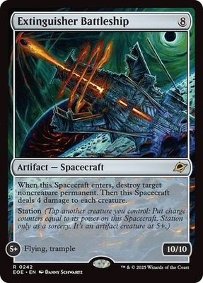 #ad Extinguisher Battleship NM Rare Edge of Eternities EOE MTG Near MInt Regular $1.79