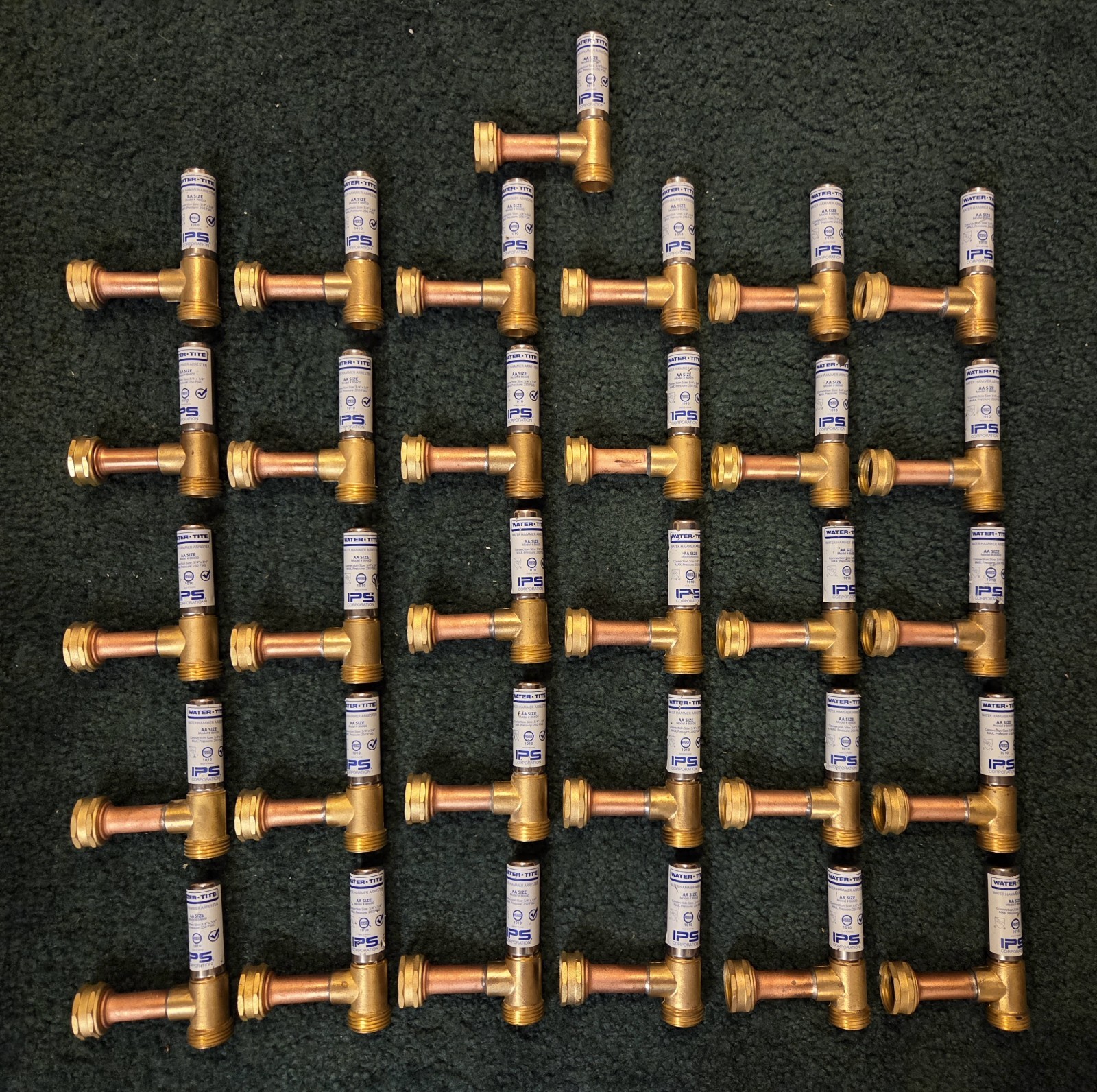 (LOT OF 31) IPS Water Tite Water Hammer Arrestors For Washing Machine 3/4" GHT