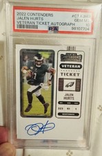 2022 Panini Contenders - Veteran Ticket Autographs Jalen Hurts Eagles